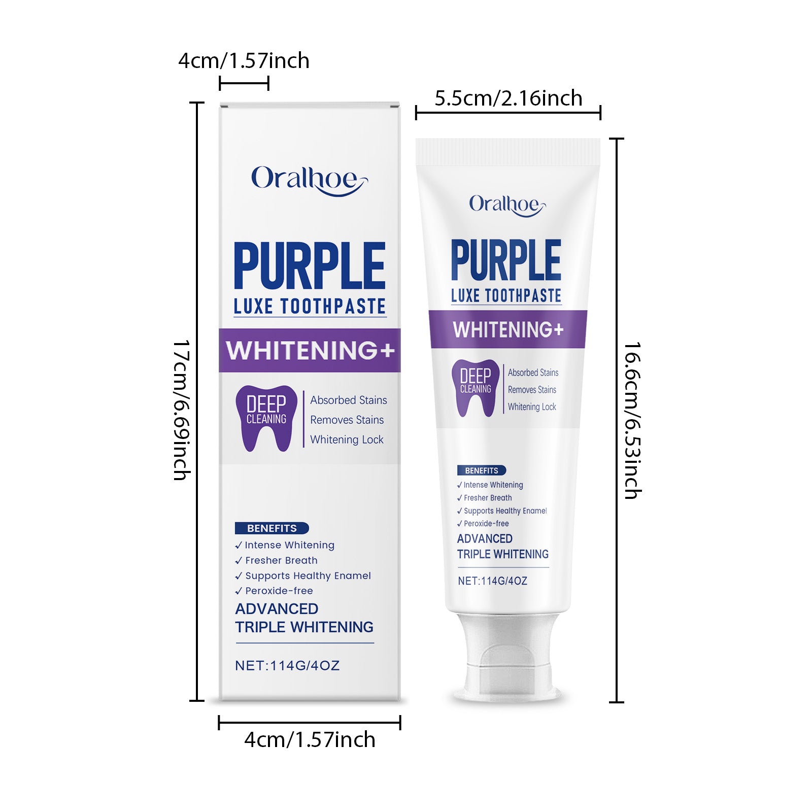 Blanchiment et brillance Dentifrice 114g-box