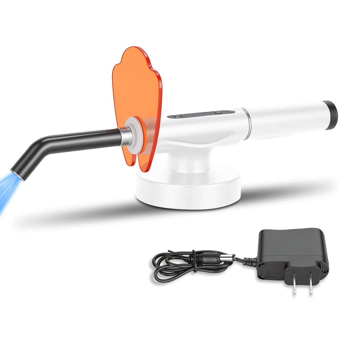Lampe de protection dentaire avec lampe de protection LED sans fil de base avec 4 modes de luminosité de 18 niveaux 5-40