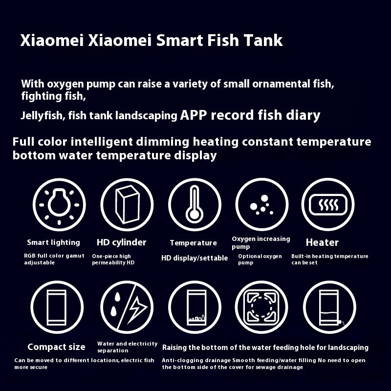 Version Bluetooth Cylindre spécial Douyu Petit réservoir de poisson