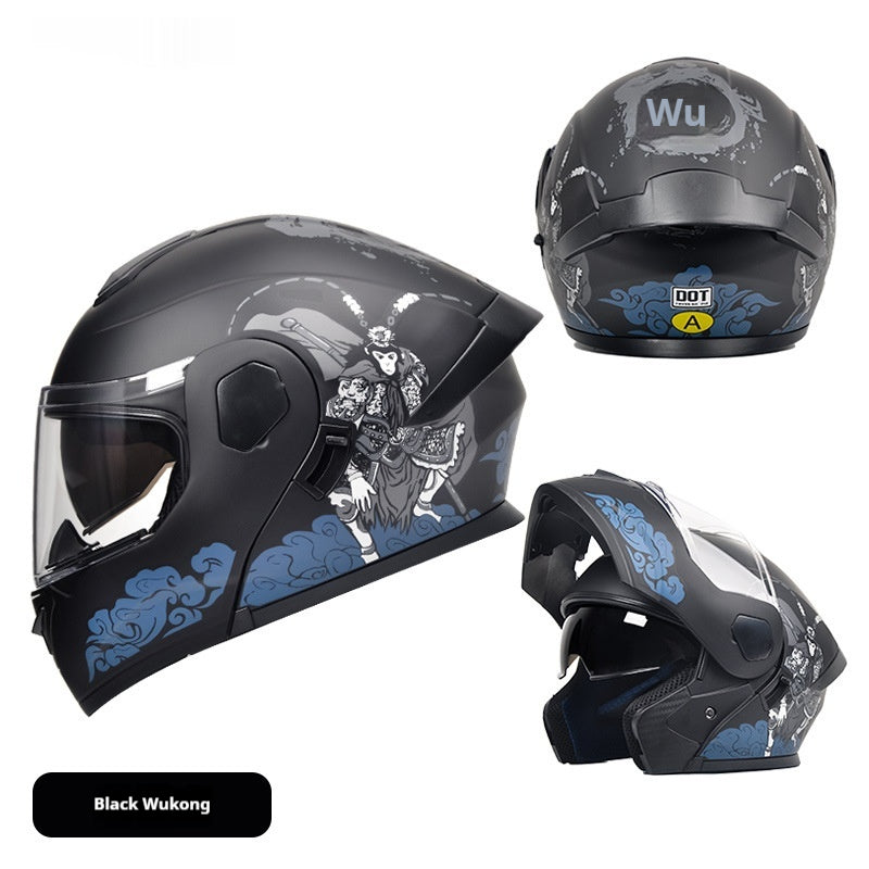 Casque de sécurité de moto électrique AD est adapté pour toutes les saisons