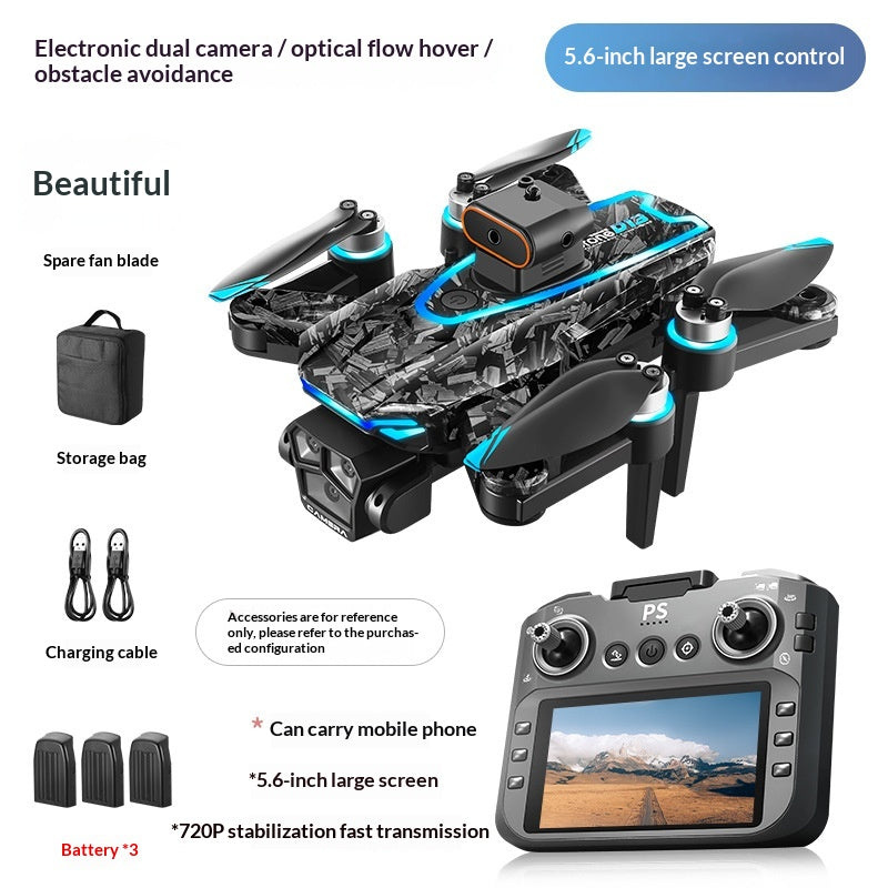 Quadcopter brushless télécommandé avec évitement d'obstacles pour la photographie aérienne
