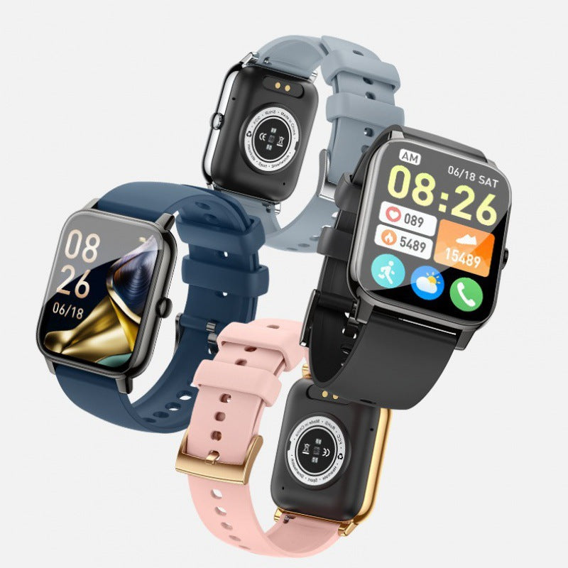 Smart Watch P90 185 écran carré Bluetooth appeler l'information Rappel Breathing Trainin