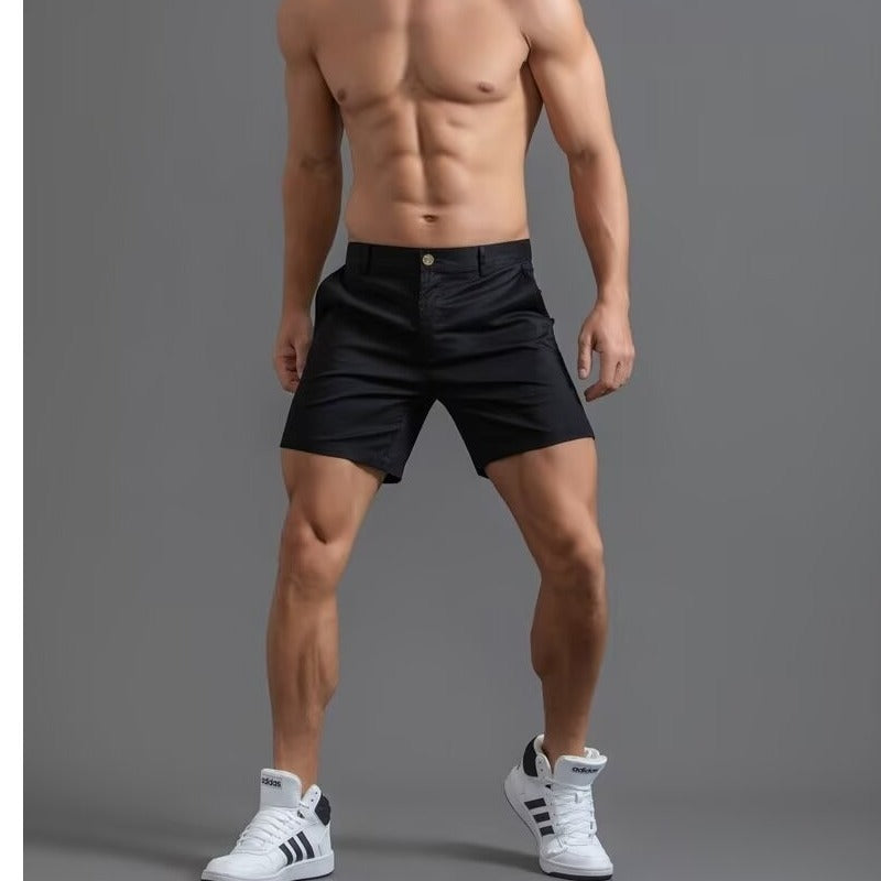 Hommes Robe Short Slim-fit Accentuate Muscles