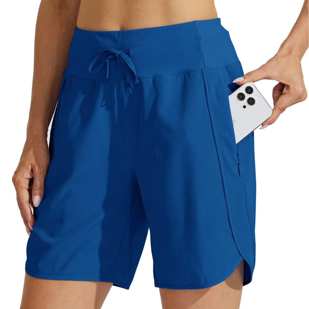Sports pour femmes Courir Shorts occasionnels Exercice Randonnée Shorts de sport à haute portée