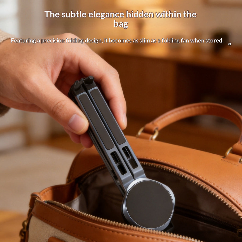 Support portable de téléphone en aluminium magnétique multifonctionnel