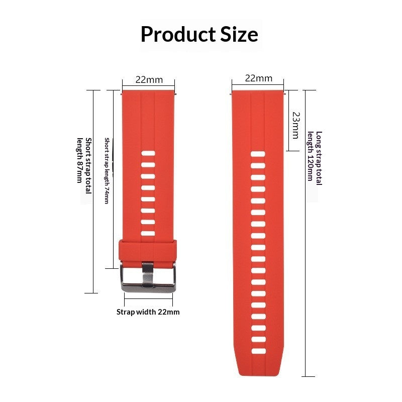 Convient aux bracelets de montres en silicone