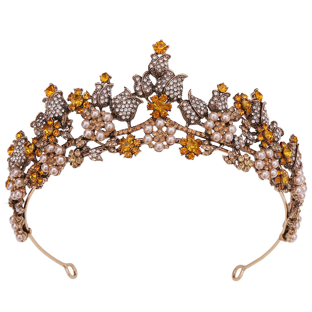 Tête de la Couronne nuptiale pour compléter les robes de mariage