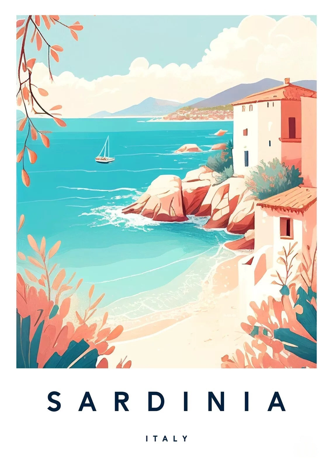 Décoration d'affiche de la ville européenne de voyage de Florence