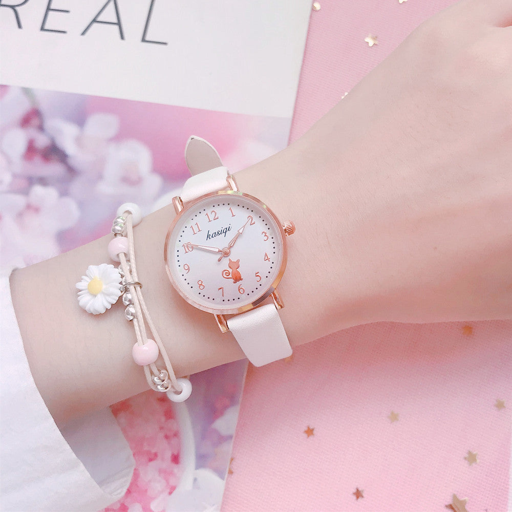 Montre pour enfants analogique de style coréen