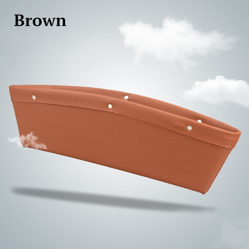 Car Organizer Box Caddy Catcher PU Leather Seat Gap Sac de rangement