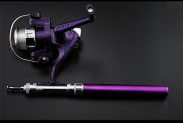 Pen mât costume Mini Mini roue tournante canne à pêche télescopique canne à pêche courte