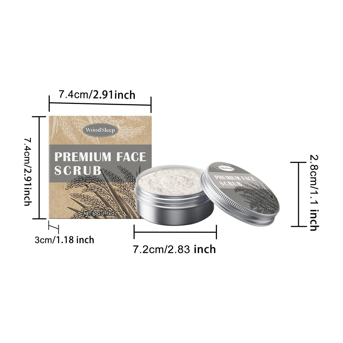 BOODSLEEP Exfoliation du visage