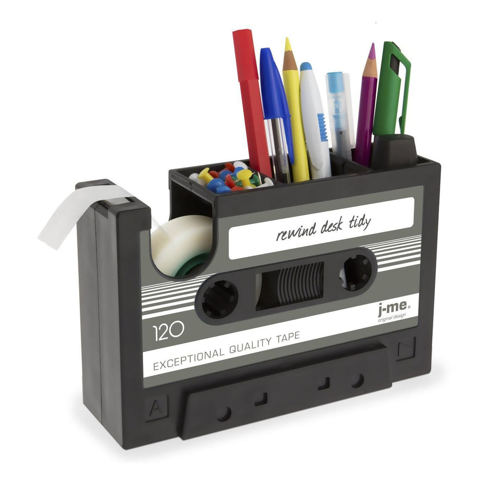 Distributeur de ruban de cassette Porte stylo Vase Crayon Pot