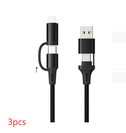 Câble de recharge multifonction multi-tête 60W