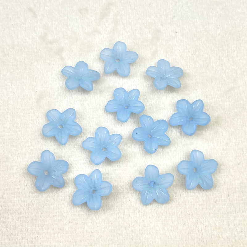 Matte Translucide Mini 5-Petal Fleurs Bases
