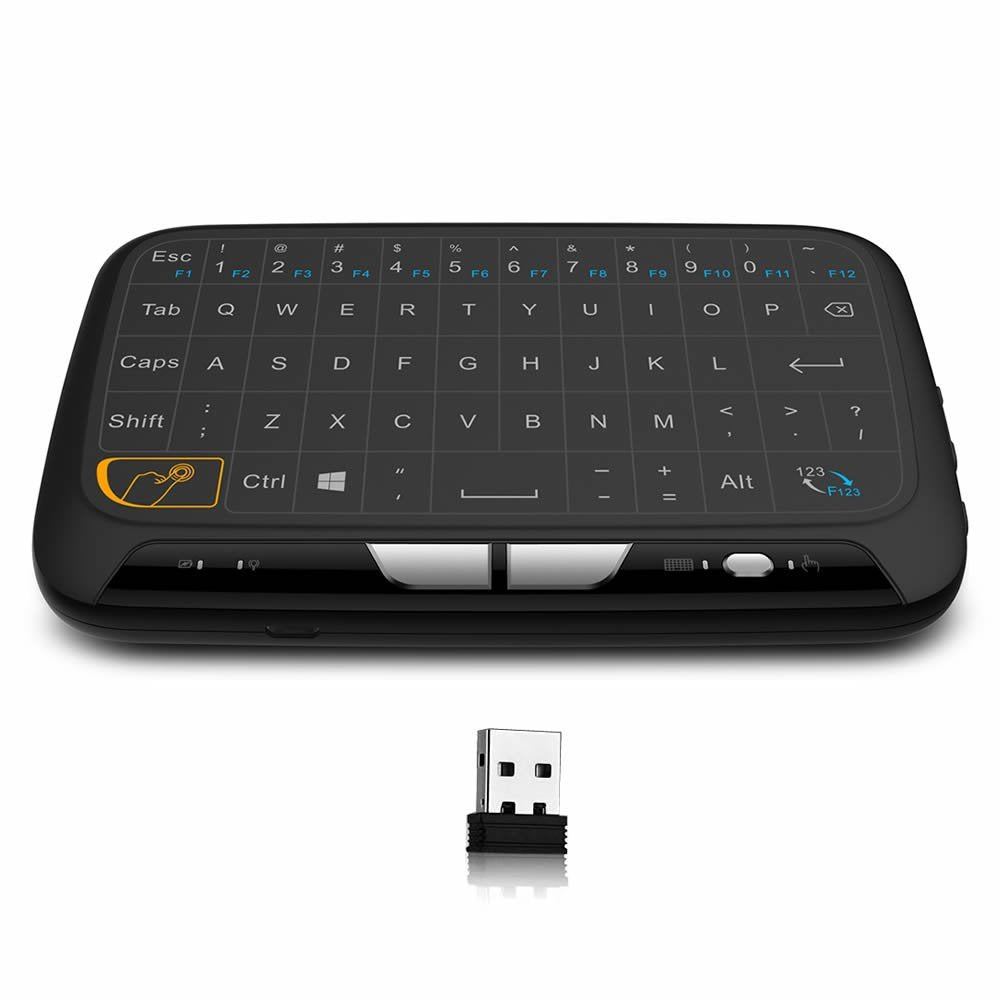 Mini H18 Clavier sans fil 2.4GHz AirFly Mouse Télécommande Jeu Touchpad pour Android TV