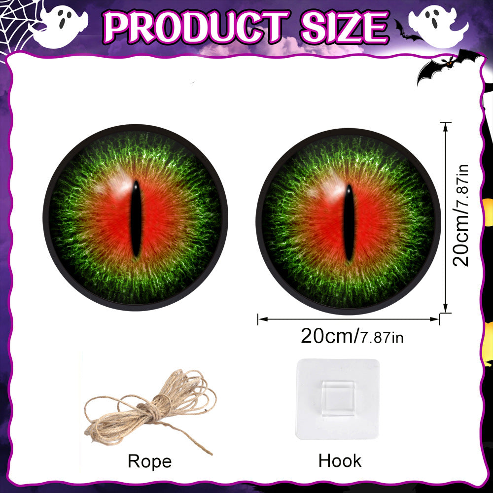 Étiquette d'oeil Glowing LED d'Halloween