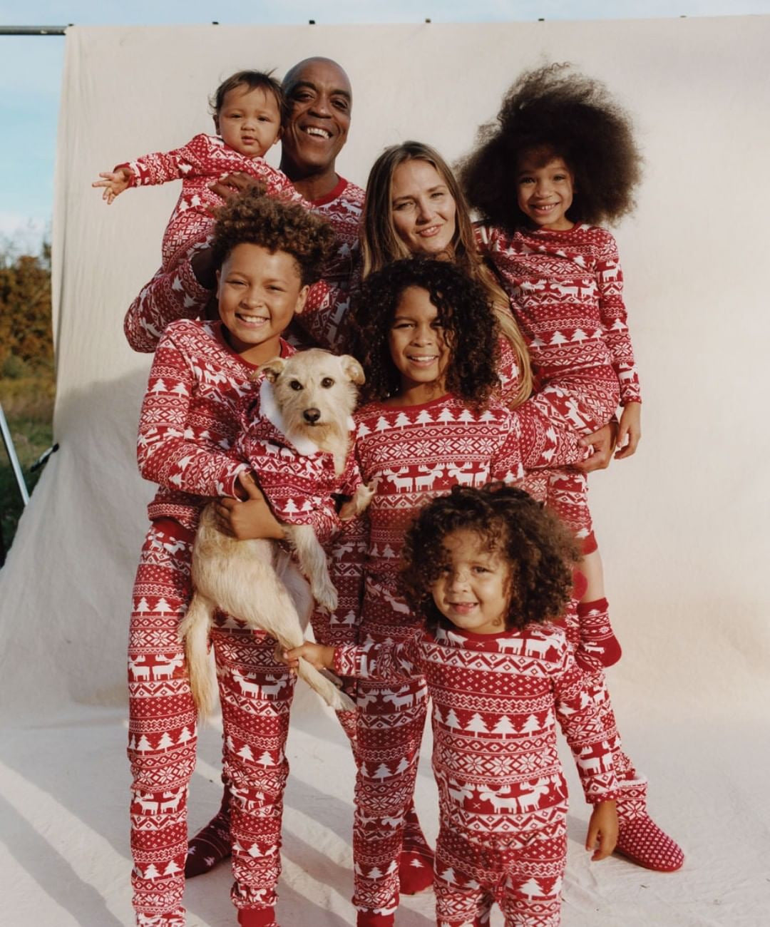 Christmas Print Parent-Child Set