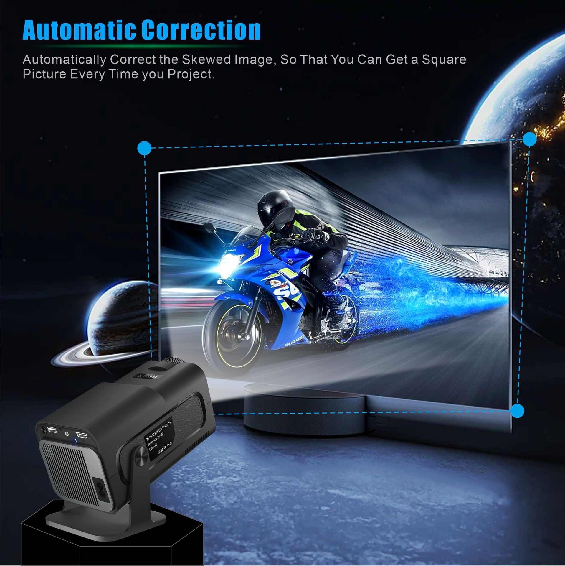 HY320 Mini projecteur 720P système Android