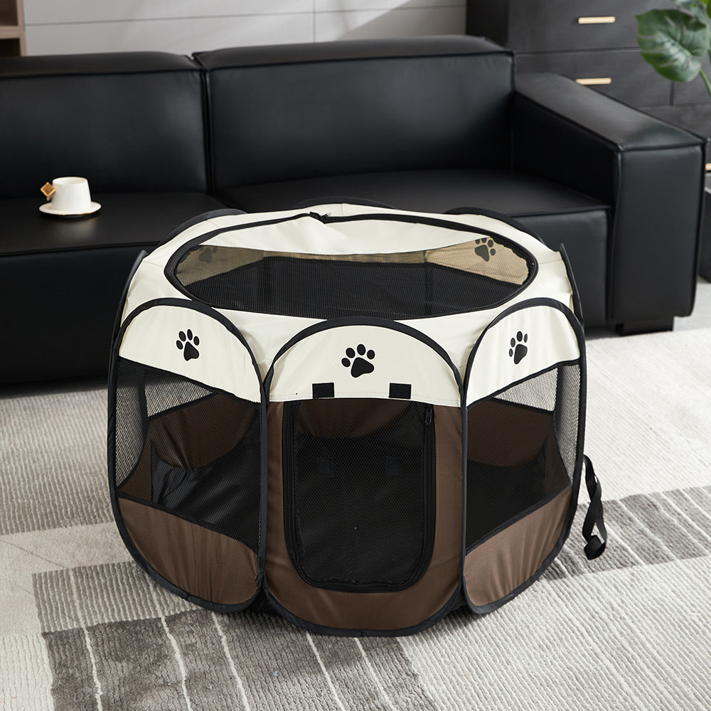 Pet Octagonal Cage Fence pliant étanche