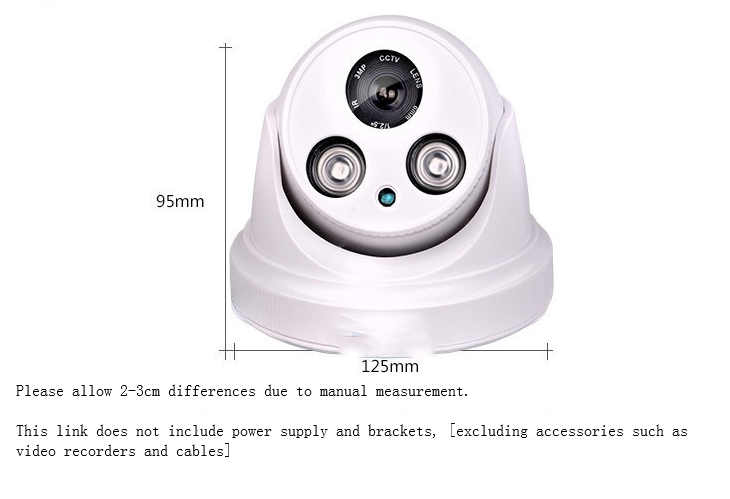 Caméra de surveillance moniteur de vision nocturne