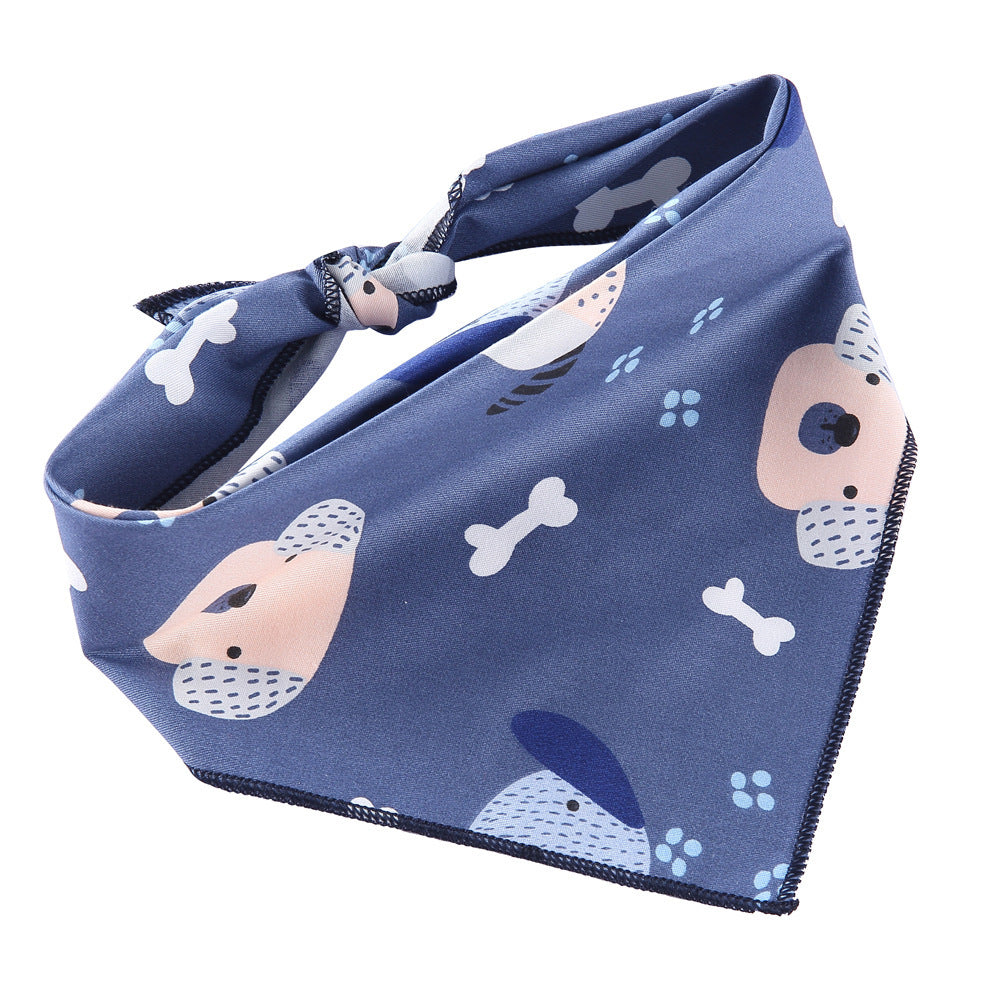 Serviette Salive pour animaux de compagnie avec impression mignonne Photo Prop