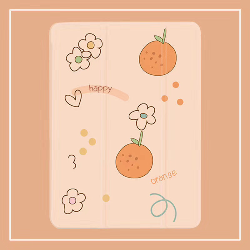 TPU orange Tout inclus Edge plus résistant à la couverture de protection d'automne