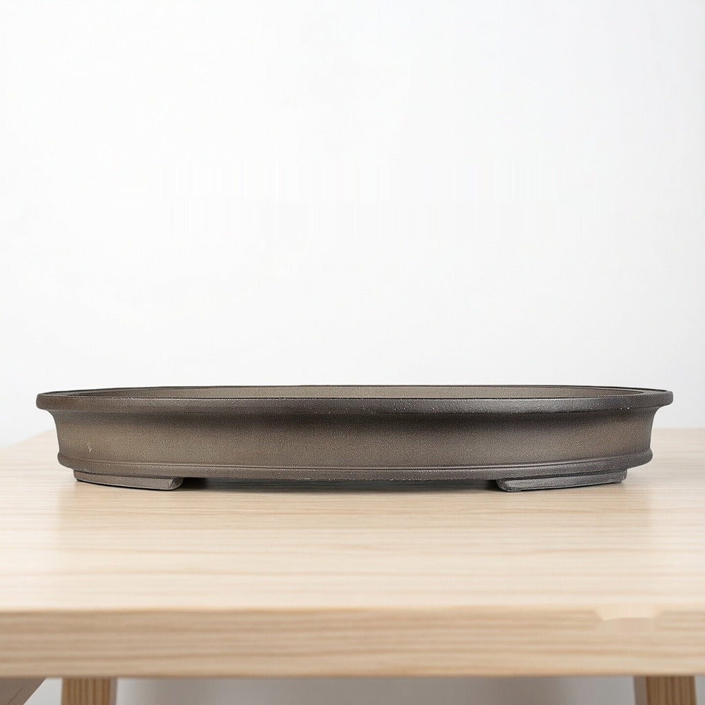Antique-Style Ovale Shallow Basin fait main