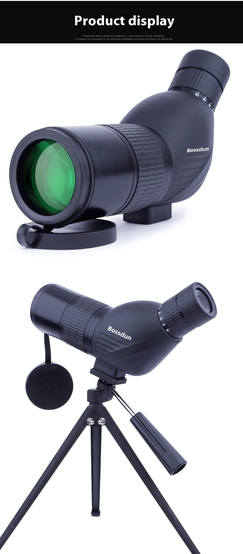 Téléscope monoculaire 12-36 fois Observation des oiseaux à haute définition