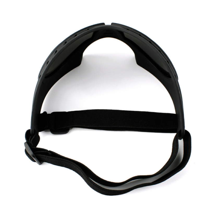 Lunettes de soleil imperméables à la neige pour animaux de compagnie Cadre souple Lunettes de soleil confortables pour allemand