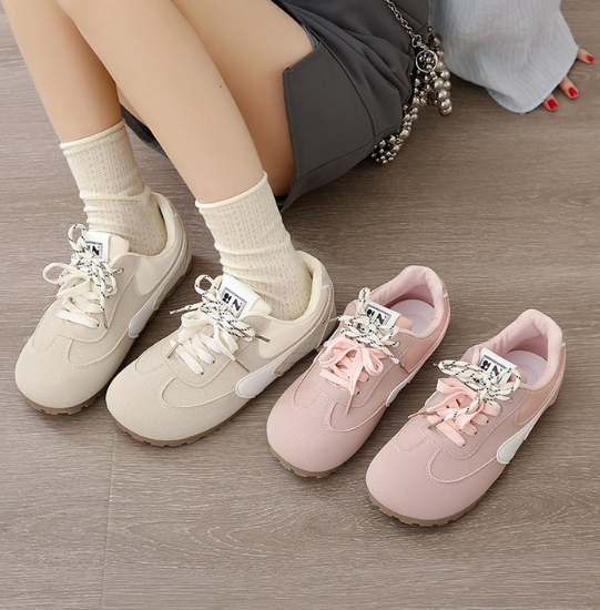 Chaussures de Patinage Femmes Printemps Coréen Style haute valeur Versatile Casual Chaussures Roun mode
