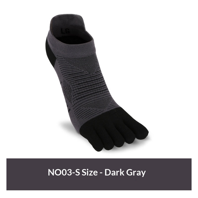 Sweat-wicking course de yoga à séchage rapide et les chaussettes à cinq doigts occasionnels