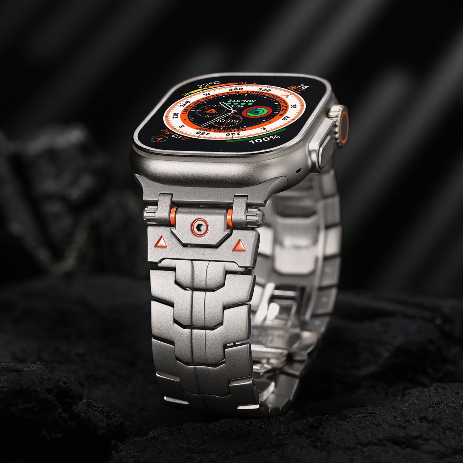 Bracelet en acier inoxydable polyvalent pour montre Ultra