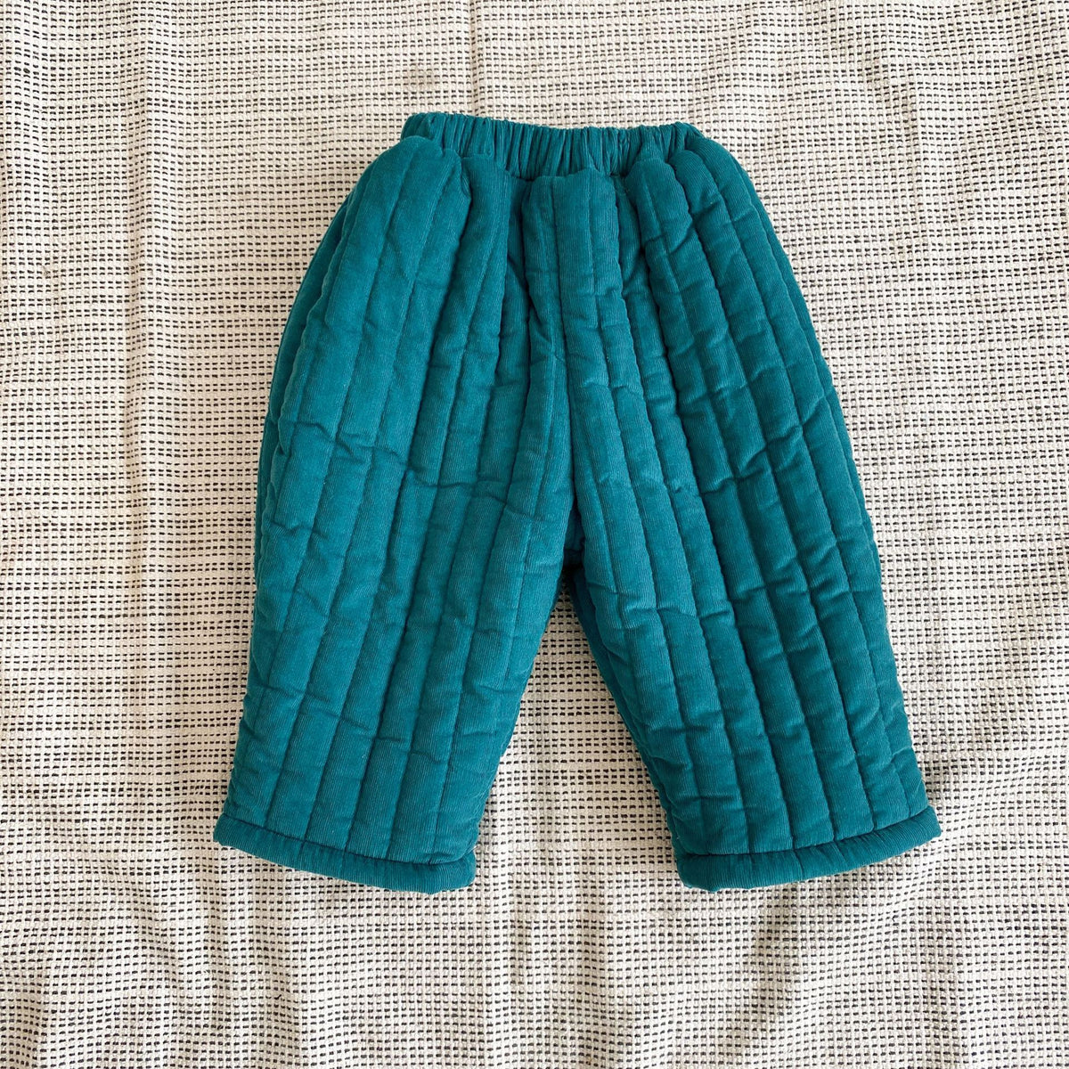 Pantalons en coton mélangé pour enfants en peluche