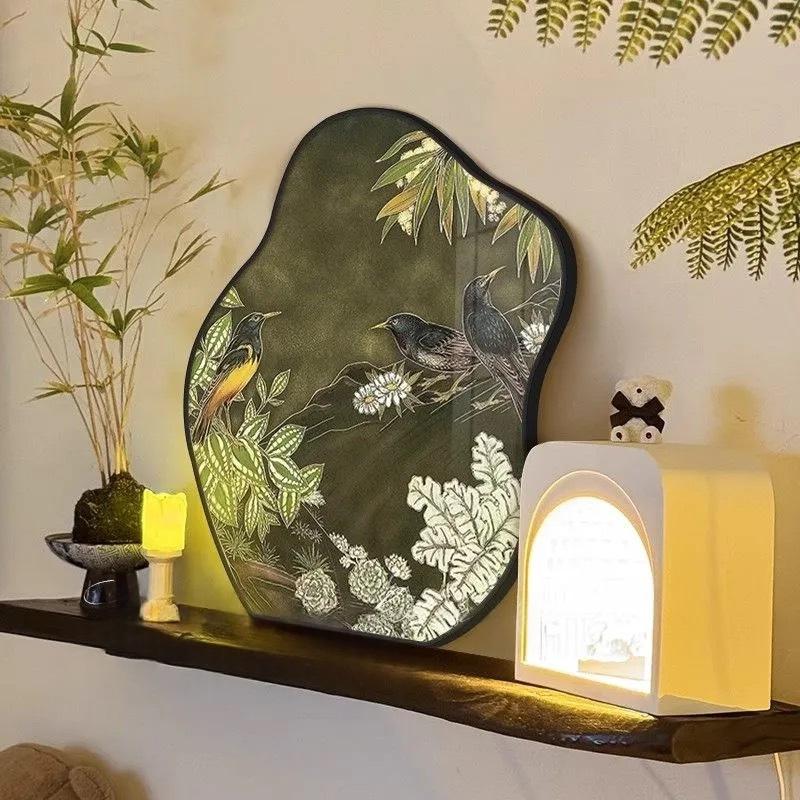 Mode médiéval Early-spring Auspicious Bureau Peinture Salon TV Cabinet Petit Ornam