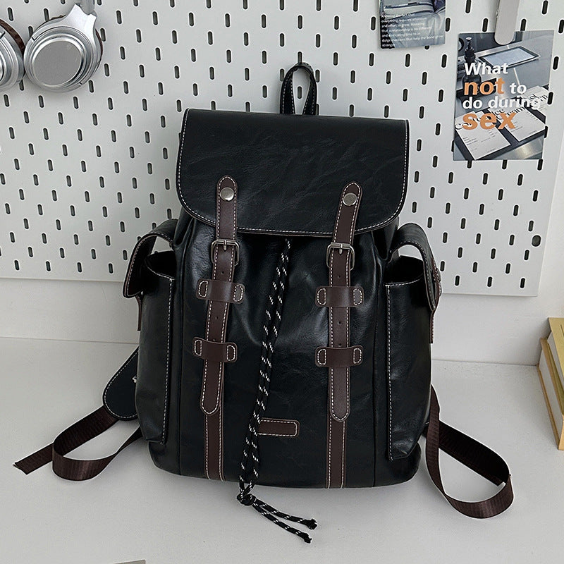 Mode Casual Grande capacité Retro Trendy Outdoor Sac à dos pour hommes