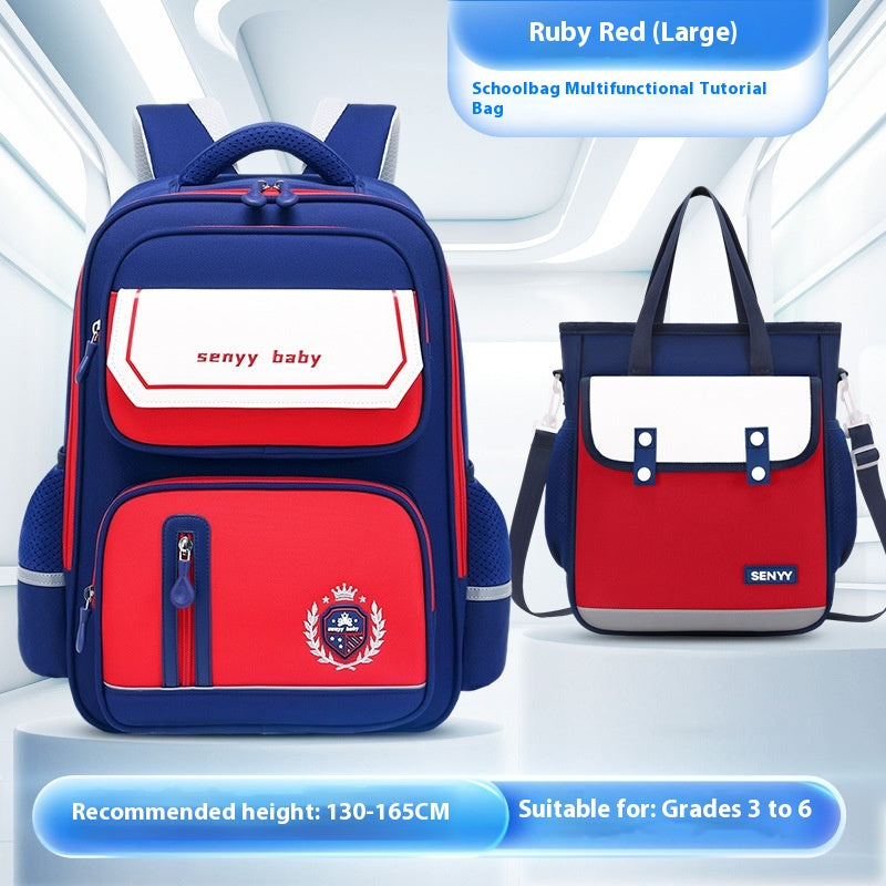 Sac à dos protecteur de la tige pour enfants avec hydrofuge Grande capacité Oxford Cloth Schoo