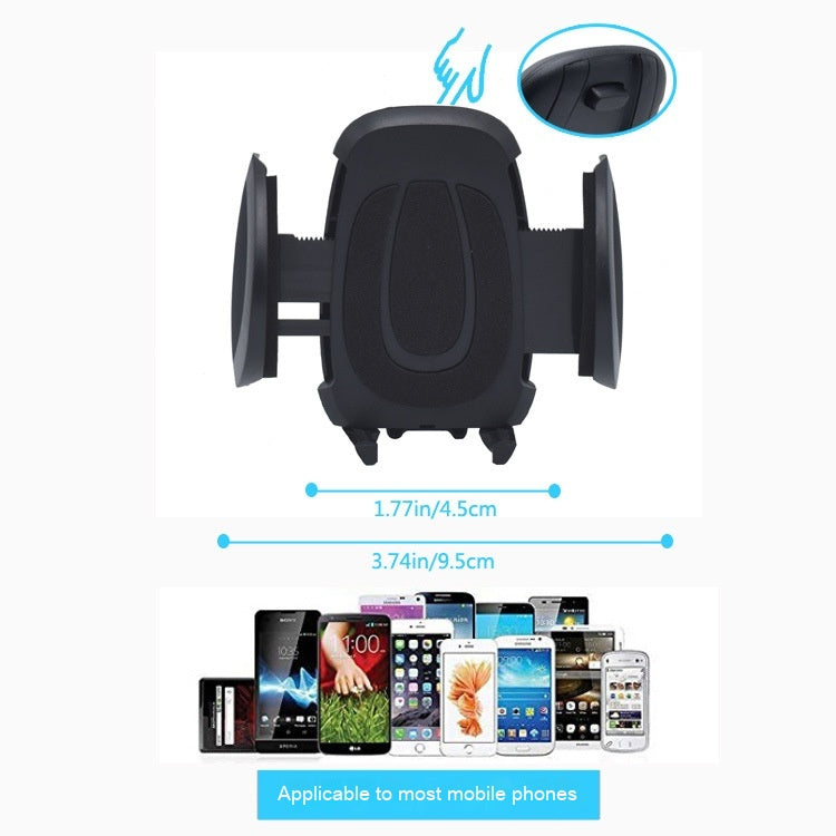 Support de téléphone mobile à ventouse réglable pour voiture