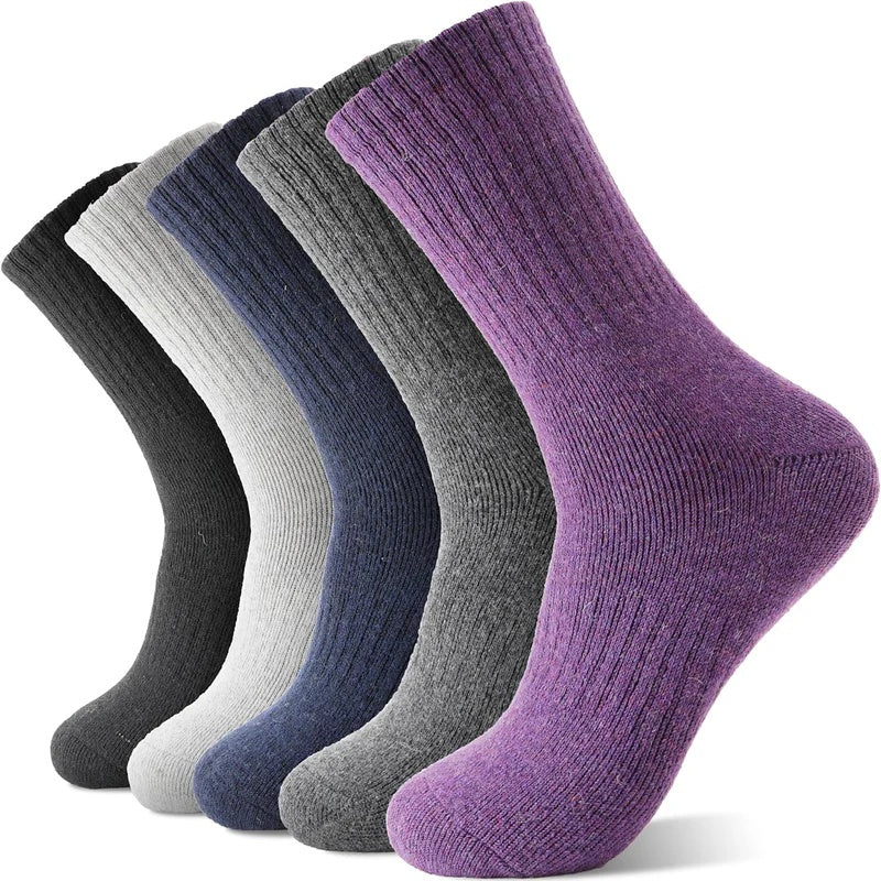 Chaussettes à tube en cachemire épaissies de laine chaude unisexe à froid
