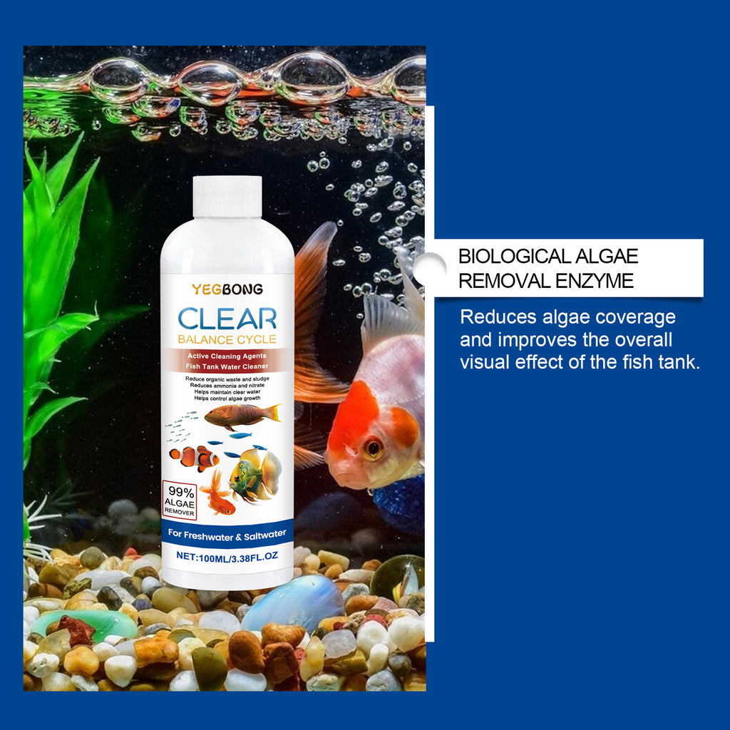 Clarificateur d'eau d'aquarium YEGBONG Nettoie les taies et les boues d'aquarium