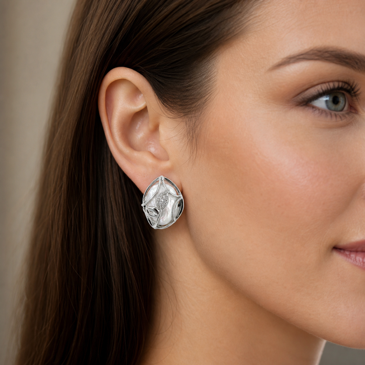 Boucles d'oreilles baroques