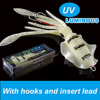 Lure de pêche au calmar bionique UV de haute mer