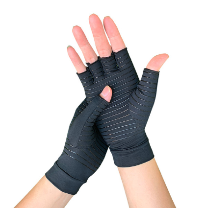 Soins de santé respirants Gants à moitié doigts