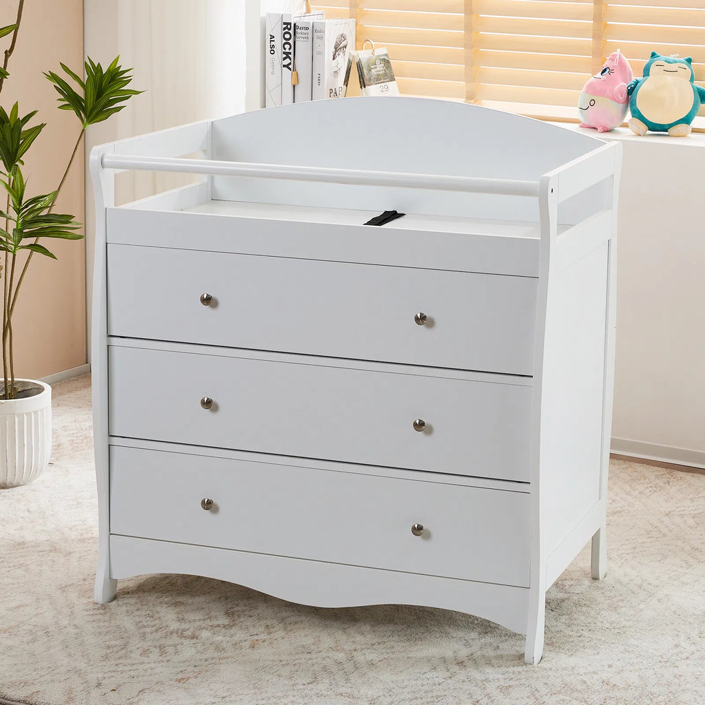 Lit bébé 3-Tier avec garde de sécurité – 90,5x58x92cm