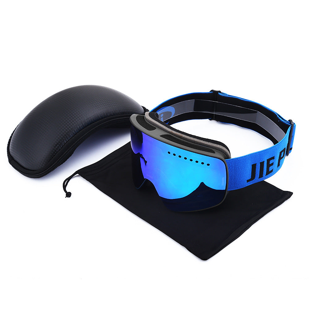 Double anti-fog italien Tablette Protection des yeux Lunettes de ski