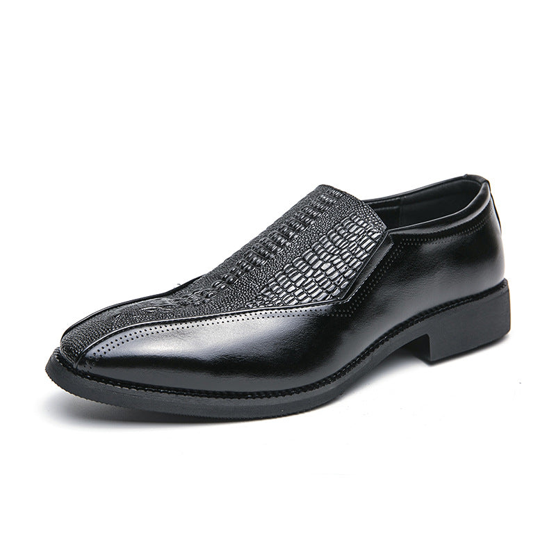 Loafer Trendy Retro British Slip-on Chaussures en cuir