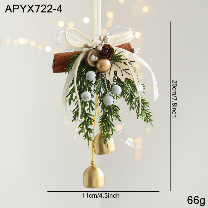 Décorations de Noël Porte suspendu pendentif Bell