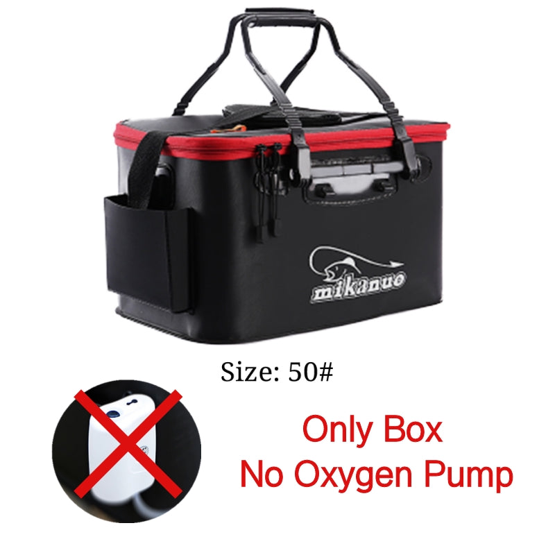 EVA sac de pêche portable pliant Thicken Live Fishing Box Tank Bucket Camping Fishing Tack