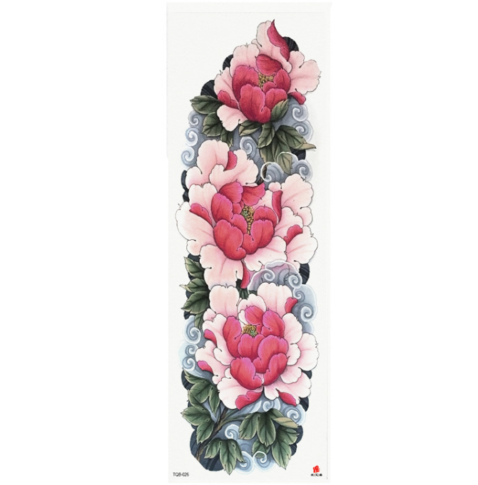 Plein bras étanche tatouage autocollants personnalisés 170 modèles disponibles mode belle simple d