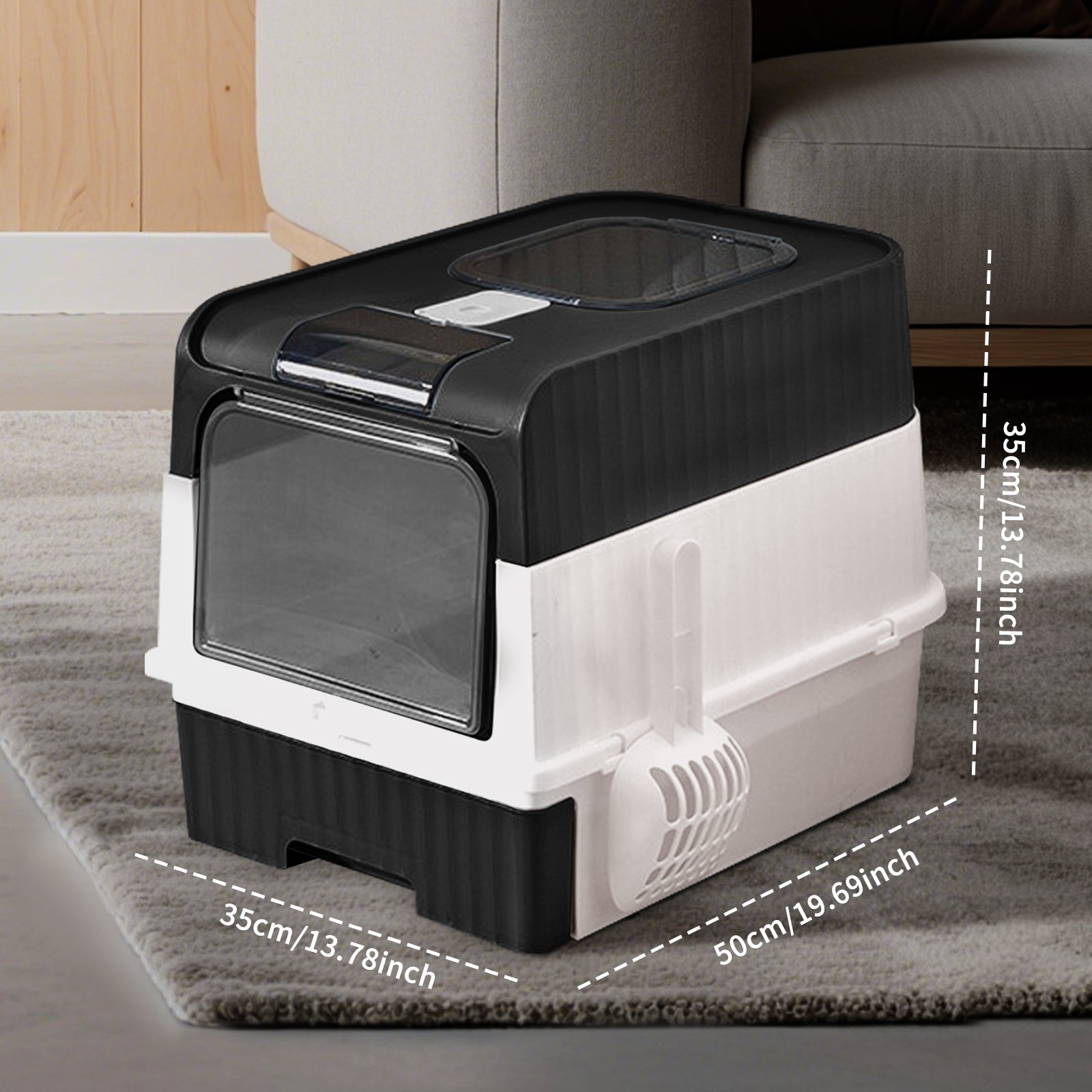 Uniquement auto-pickup--Magic Cube Cat Litter Box